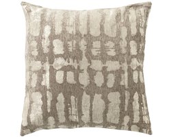 DELPHINE | sierkussen 45x45 cm | Doeskin | bruin | Hoii