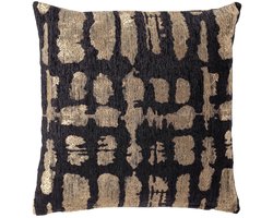 DELPHINE | sierkussen 45x45 cm | Raven | zwart | Hoii