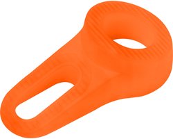 Deltafix Block it Deurwig - oranje - TPE kunststof - 12 x 3,8 cm - deurstopper