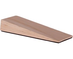 Deltafix Deurwig - hout - anti-slip - 12 x 2 cm - deurstopper