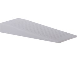 Deltafix Deurwig - wit - kunststof - 9,5 x 1,3 cm - deurstopper