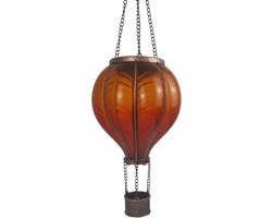 Deltaline - Luchtballon Solar Tuinverlichting - Buitenlamp op Zonne-energie - Sfeervolle Tuinverlichting - Energiezuinige Solar Lamp voor Buiten - Decoratieve Zonne-energie Tuinlamp