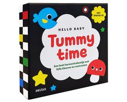 Deltas Babyboek - Hello Baby Tummy Time - Met Spiegeltje