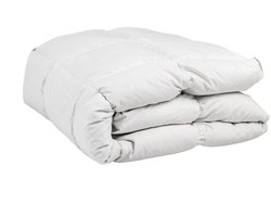 Deluxe - Velvet Dons - Enkel Dekbed - 4-Seizoenen - 140x200 - Wit