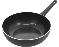 Demeyere Alu Classico 3 wokpan – Inductie – Ceraforce keramische antikleeflaag – 28 cm – PTFE en PFAS vrij