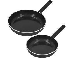 Demeyere Alu Comfort 3 koekenpan - Ceraforce - Set Ø20cm + Ø24cm - PTFE en PFAS vrij