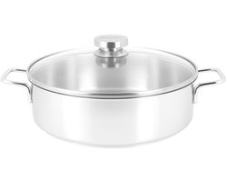 Demeyere Apollo Hapjespan - Met Glasdeksel - Ø28 CM
