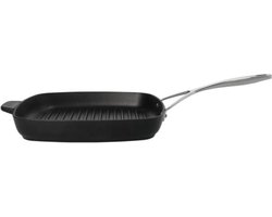 Demeyere Gietijzeren Grillpan 28x28 cm - RVS Handgreep
