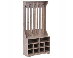 DENILIQUIM - Schoenenkast - Donkerbruin - Hout