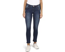 DENIMFY Dames Jeans Broeken DFElla slim Fit Blauw Volwassenen Denim Jeansbroek