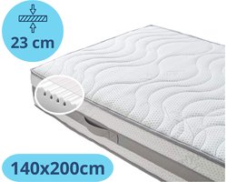 Densi HR - Matras - 140x200 - Orthopedisch Koudschuim - 7 Comfortzones - Medisch & Ventilerend - Anti-Allergisch - Stevig en Comfortabel - 23cm dik