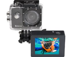 Denver Action Camera Full HD - 12MP - Foto & Video - WiFi - App - 30M Waterdicht - Incl. Accessoires - ACW5054