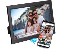 Denver Digitale Fotolijst 15.6 inch - XL - Full HD - Frameo App - Fotokader - WiFi - 16GB - IPS Touchscreen - PFF1503B