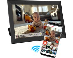 Denver Digitale Fotolijst 15.6 inch - XL - Full HD - Frameo App - Fotokader - WiFi - 32GB - IPS Touchscreen - PFF1504