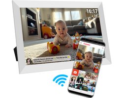 Denver Digitale Fotolijst 15.6 inch - XL - Full HD - Frameo App - Fotokader - WiFi - 32GB - IPS Touchscreen -PFF1504
