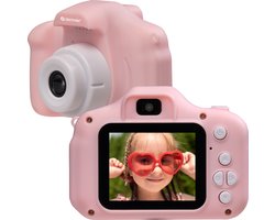 Denver Kindercamera Full HD - Selfie Camera - 40MP - Digitale Camera Kinderen - Foto en Video - Spelletjes - KCA1340 - Roze