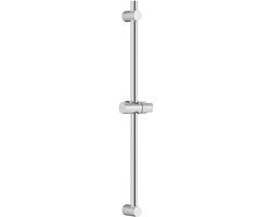 DERW max Glijstang 70 cm - Universal douchestang - Verstelbaar - Ronde wandvoet - Chroom