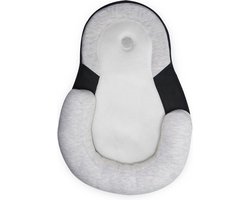 Deryan Ergonomisch Babykussen met Afneembare Hoes - Tegen plat achterhoofd - Hoofdkussen - Traagschuim kussen - Memory foam - Baby Steunkussen - Kraamcadeau