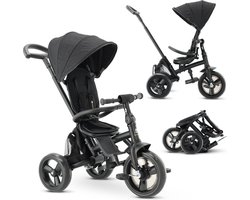 Deryan Explorer Luxe Driewieler - Opvouwbaar met mandje - Zwart