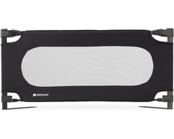 Deryan Luxe Bedhekje 120 cm - Veiligheidsleuning - Bedrand - Extra lang - Zwart