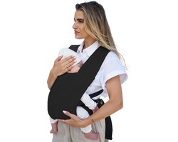 Deryan Nova Draagzak - Baby Draagzak - Ergonomisch - Zwart