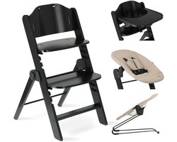 Deryan Odin Luxe Kinderstoel met Bouncer - Zwart/Nougat