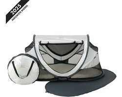 Deryan Peuter Luxe Campingbedje – Inclusief zelfopblaasbare matras - Silver