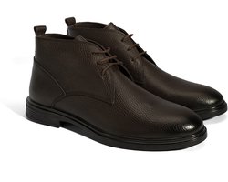 DESA Laarzen Leer Bruin Mannen Schoenpunt: Ronde Maat: 42 EU