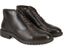 DESA Laarzen Leer Donkerbruin Mannen Schoenpunt: Ronde Maat: 43 EU
