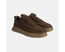 DESA Lage schoen Leer Bruin Mannen Schoenpunt: Ronde Maat: 41 EU