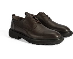 DESA Lage schoen Leer Bruin Mannen Schoenpunt: Ronde Maat: 41 EU