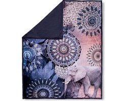 Descanso HIP Plaid Bjirke 160 x 130 cm zwart