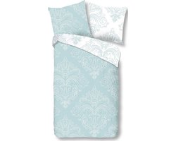 Descanso Mist - Dekbedovertrek - Eenpersoons - 140x200/220 cm - Mint