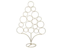 Design and Decor - Gouden Metalen Kerstboom - Woondecoratie - Kerstdecoratie - Feestdagengeschenk