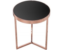 Design bijzettafel Original ASTRO 45cm koperzwarte salontafel - 36724