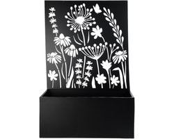 Design bloembak voorzien van vogel, bloemen of hertendesign