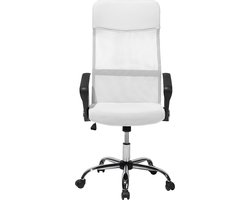 DESIGN - Bureaustoel - Wit - Mesh