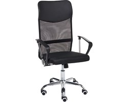 DESIGN - Bureaustoel - Zwart - Polyester