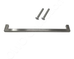 Design handgreep deurgreep greep voor kast - lade - laatje - deur - keukenkastje | handgrepen | grepen | RVS | 30cm | geborsteld staal zilver mat