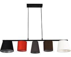 Design hanglamp Ontario 150x105x20 cm 5xE14 meerkleurig