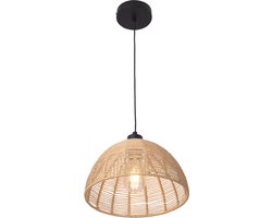 Design hanglamp Romsey E27 zwart en beige lux.pro