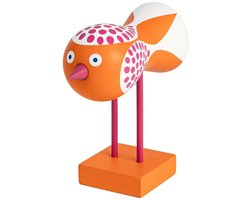 Design House Stockholm Birds 1967 No.8 15.5x7cm H16cm oranje