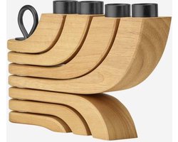 Design House Stockholm Nordic Light 4 Kandelaar Naturel Eiken