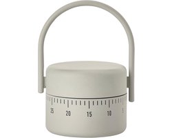 Design keukenwekker met handvat in beige - perfect voor elk interieur