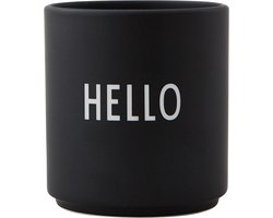 Design Letters - Favourite Cup Hello - Black
