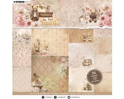 Design Paper pad - Teddy's tea time nr. 422