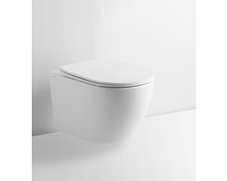 Design Rimless Toiletpot 53 cm met WC-bril