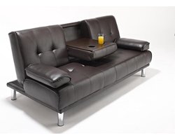Design slaapbank sofa Cinema bruin