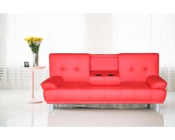Design slaapbank sofa Cinema rood