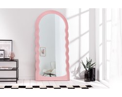 Design wandspiegel WAVE 160cm roze - 43159